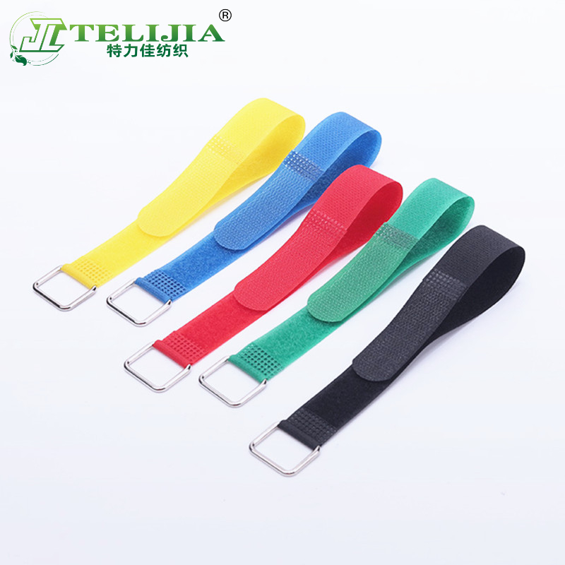 铁扣魔术贴扎带